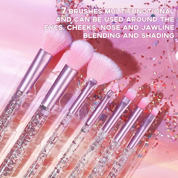 18 Colors Eyeshadow Palette With 7 pcs Soft Brushes Makeup Set High Pigmented Shimmer Matte Metallic Glitter Pink Nude Sage Green Eye Shadow Brush Make Up Kit for Women & Teen, Beginner & Pros-Velvo Beauty