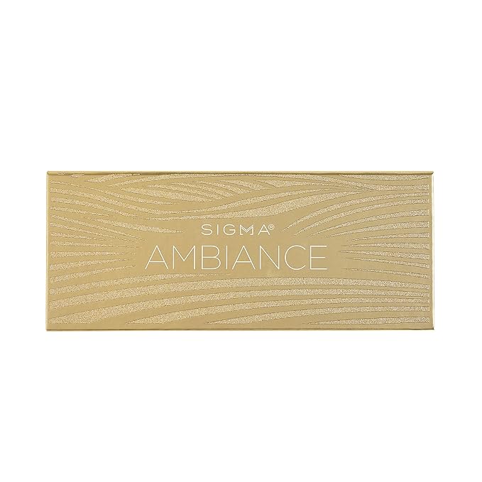 Sigma Beauty Ambiance Eyeshadow Palette | Luminous, Neutral and Gold Shades | Summer Vibes, Mirror Included-Velvo Beauty