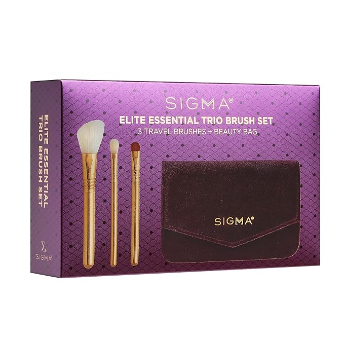 Sigma Beauty Beauty Elite Essential Trio Brush-Velvo Beauty