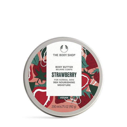 The Body Shop Strawberry Body Butter, 6.75 Oz-Velvo Beauty