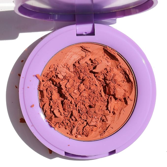Half Caked In Bloom Powder Blush | vegan & cruelty-free, fragrance-free, highly pigmented, primer-infused | 3.8g (Liv On Sunday)-Velvo Beauty
