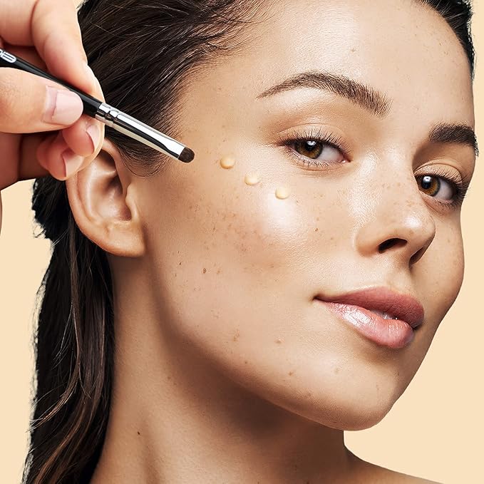 EIGSHOW Concealer Brush, Detail Shader Makeup Brush for Blending Eyeshadow, Concealing Small Blemishes and Imperfections - Precision Application (E867)-Velvo Beauty