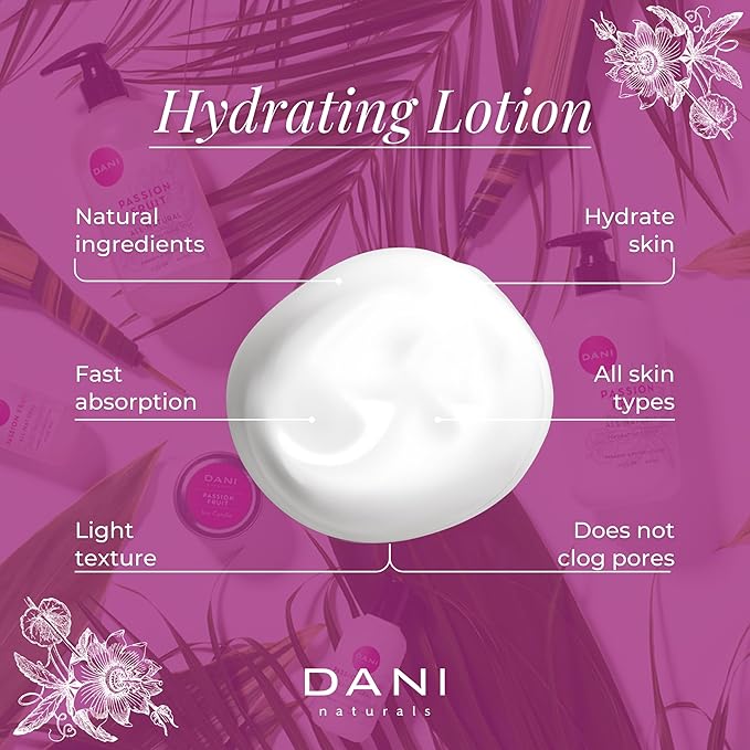 Naturals Hand & Body Lotion - Juicy Passion Fruit Scented, Deep Hydration for Dry & Dull Skin with Shea Butter, Aloe Vera & Vitamin E, Vegan, Paraben-Free, 12 Oz-Velvo Beauty