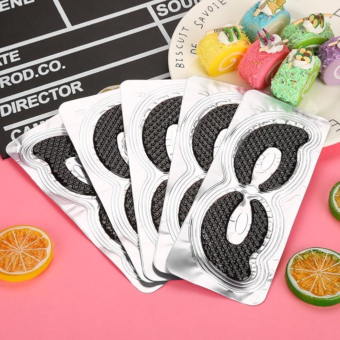 20 Pairs Eye Hyaluronic Acid Eyes Patches for Dark Circle, Puffy Eyes, Wrinkles, Eye Bags, Puffiness Bamboo Charcoal Eye Skin Care Pads Anti-aging-Velvo Beauty