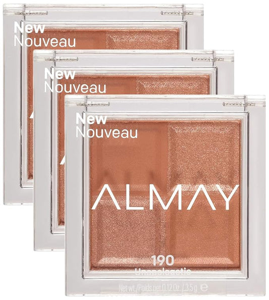 Almay Shadow Squad, Unapologetic, 1 count, eyeshadow palette (Pack of 3)-Velvo Beauty