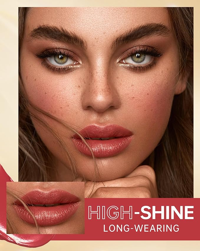 MAKI YIKA Red Lipstick for Women Moisture Hydrate Lipsticks Glossy Dark Lipsticks Sheer Finish Lightweight Tinted Lip Balm, Z09 Lip Morning-Velvo Beauty