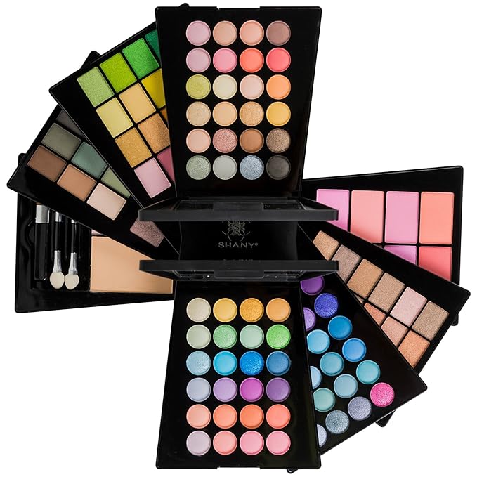 The SHANY Beauty Cliche Makeup Set - All-in-One Makeup Palette with Eyeshadows, Face Powders, and Blushes-Velvo Beauty