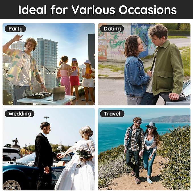 Segbeauty Atomizer Sprayer for Perfume, 10 Packs Glass Perfume Bottles Empty, 10ML Travel Refillable Perfume Bottle Portable Sprayer Atomizer Travel Accessory Toiletries Cosmetic Dispenser Bottle-Velvo Beauty