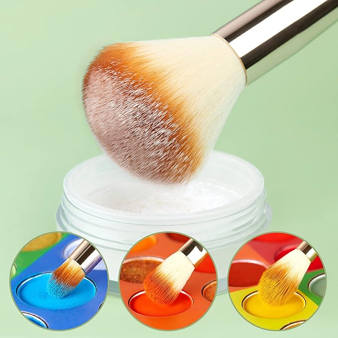 Jessup Professional Bamboo Makeup Brushes, Premium Synthetic Foundation Powder Concealer Blush Highlight Eye Blending Cosmetic Brush Set 25pcs T135-Velvo Beauty