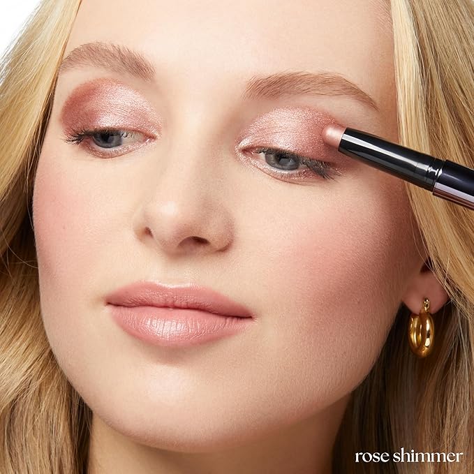 Julep Eyeshadow 101 Cream-to-Powder Waterproof Shadow Stick – Rose Shimmer – Long-Lasting, Crease-Proof, Pearlescent Rose Shimmer Cream Eyeshadow with Built-in Smudger-Velvo Beauty
