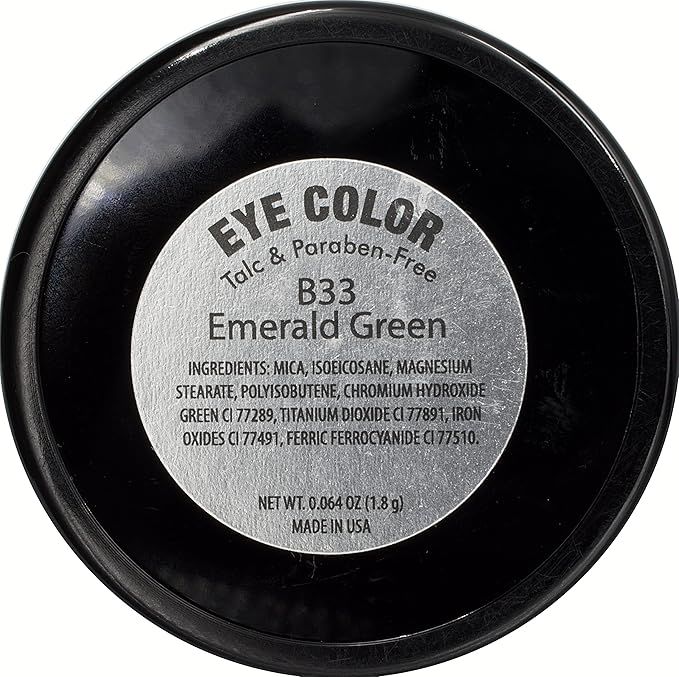 Emerald Green Matte Opaque Pressed Powder Single Vegan Eyeshadow; Talc, Paraben & Cruelty Free-Velvo Beauty
