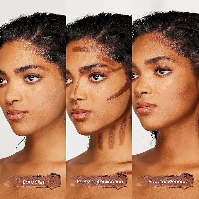 2023 Upgrade Contour Stick, 2 Colors Double-end Contour Highlighter Stick Contour Stick Face Highlighter Contour Makeup Contouring Sticks Cream Concealer (Ivory, Dark Brown)-Velvo Beauty