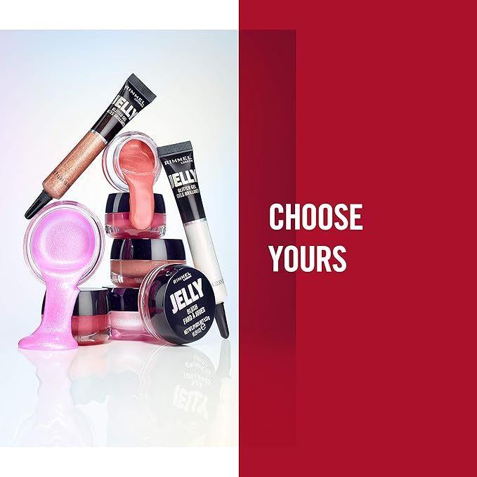 Rimmel London Jelly Gel Blush - 002 Cherry Popper Blush Women 0.19 oz-Velvo Beauty