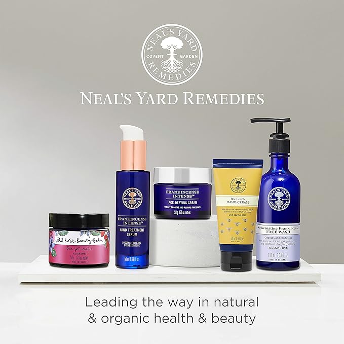 Neal's Yard Rejuvenating Frankincense Cleanser with Aloe Vera & Cocoa Butter, Smoothes & Refines, All Skin Types, Vegan Approved, Cruelty-Free 100mL-Velvo Beauty