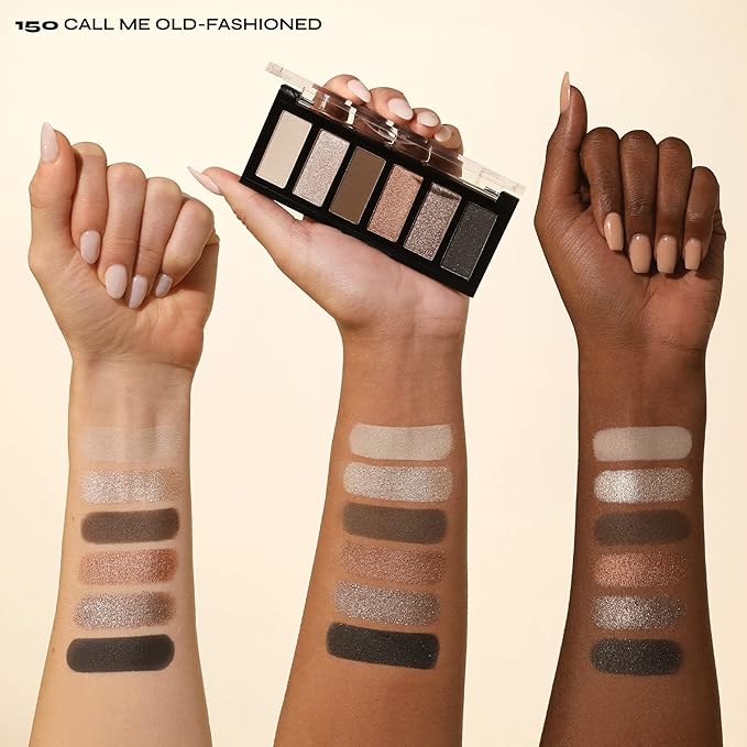 Milani Gilded Mini Eyeshadow Palette with 6 Matte & Shimmer Hues - Call Me Old-Fashioned-Velvo Beauty