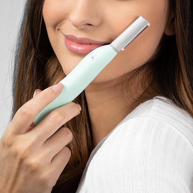 SPA SCIENCES - SIMA Patented Dermaplane Razor for Women Face – Painless 2-in-1 Facial Exfoliation & Peach Fuzz Hair Removal – Anti-Aging – 3 Speeds – Rechargeable – 7 Weeks Treatment-Velvo Beauty