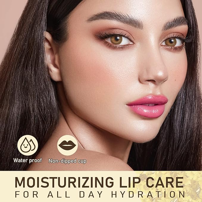 Flower Lip Balm - Color Changing Lipstick Jelly Lip Stain for Perfect Pink Shade, Unique pH Lip Balm for Your Lips, Clean & Vegan Flower Balm (Yellow Flower)-Velvo Beauty
