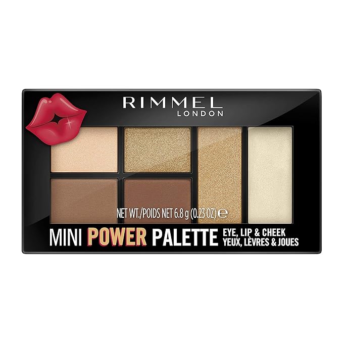 Rimmel Mini Power Palette Eye, Lip & Cheek Make-up Palette - 002 Sassy-Velvo Beauty