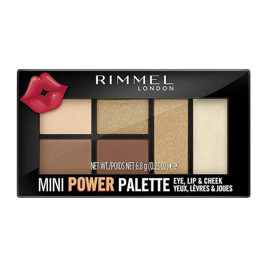 Rimmel Mini Power Palette Eye, Lip & Cheek Make-up Palette - 002 Sassy-Velvo Beauty