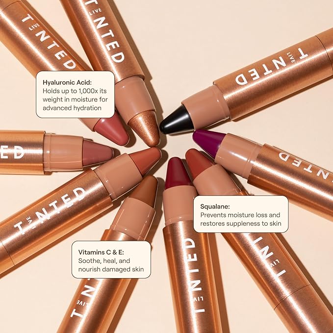 Live Tinted Huestick Multistick: Eye, Lip, & Cheek All In One Makeup stick with Hyaluronic Acid, Squalane, Twistable Crayon Design, Vegan Formula, Made for a Creamy Blendable Feel, Changed 3g / 0.1oz-Velvo Beauty