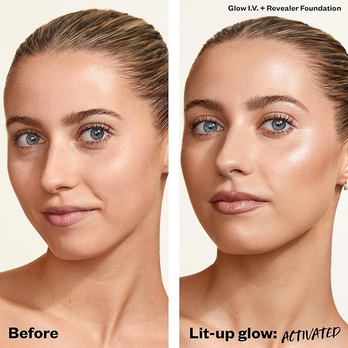 Kosas Glow I.V. Vitamin-Infused Skin Enhancer Face Makeup - Tinted Beauty Highlighter for a Healthy Glow - Illuminate-Velvo Beauty