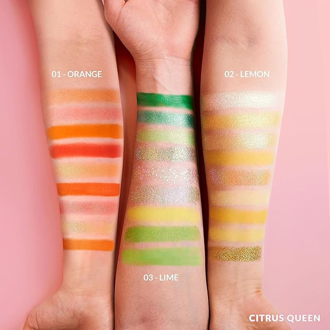 Kimchi Chic Beauty Citrus Queen - 9 Shades in 1 Makeup Palette - 03 LIME-Velvo Beauty