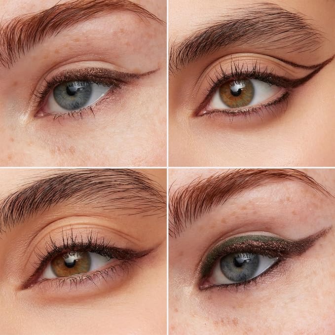Wonderskin Eyeliner Pencil, 1440 Longwear Brown Glitter Eyeliner Pencil - Waterproof, Sharpenable & Smudge Proof-Velvo Beauty