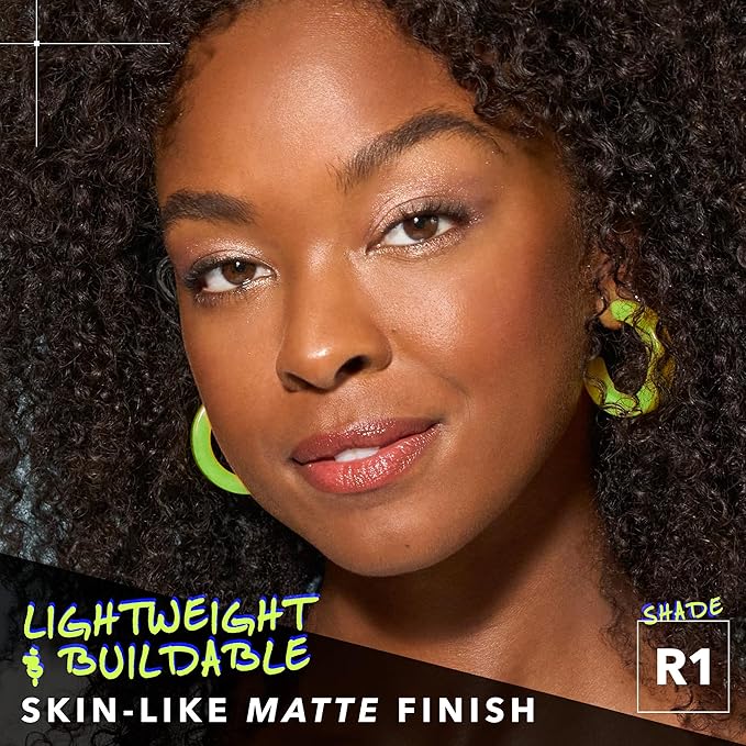 COVER FX Power Play Foundation - Shade R1 - Buildable Full Coverage - Waterproof Sweat-Proof Transfer-Proof - Natural Matte Finish - All Skin Types-Velvo Beauty