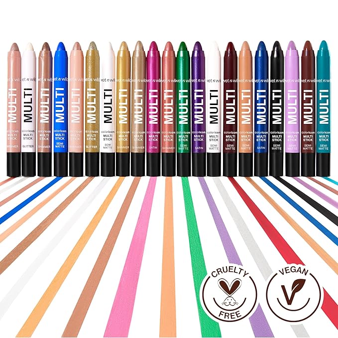 wet n wild Color Icon Cream Eyeliner Eyeshadow Multi-Stick, Moisturizing, Nourishing Velvety Cream-to-Powder Buildable & Blendable Formula, Cruelty-Free & Vegan - Cheat Day-Velvo Beauty