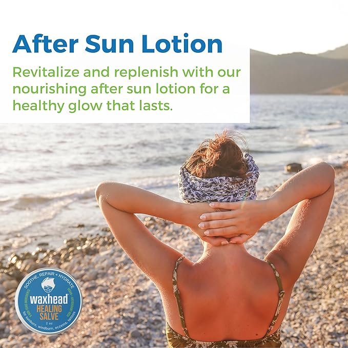 Waxhead Aftersun Body Butter for Sunburn Relief - Also great Tattoo Balm, Eczema Cream for Kids Adults, After Sun Lotion, Sunburn Treatment, Healing Salve-Velvo Beauty