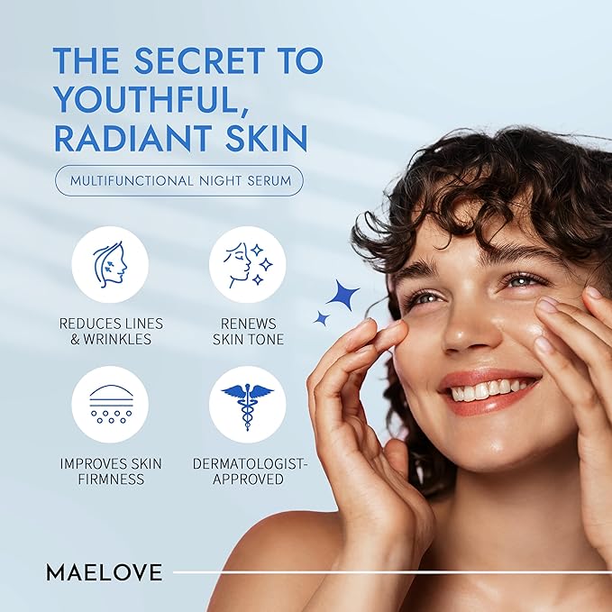 MAELOVE Moonlight Advanced Retinal Super Serum, 10x Stronger than Regular Retinol, for Softening Lines and Wrinkles, Reducing Dark Spots, Improving Skin Firmness, Vegan, Cruelty-Free, 1.0 fl oz-Velvo Beauty
