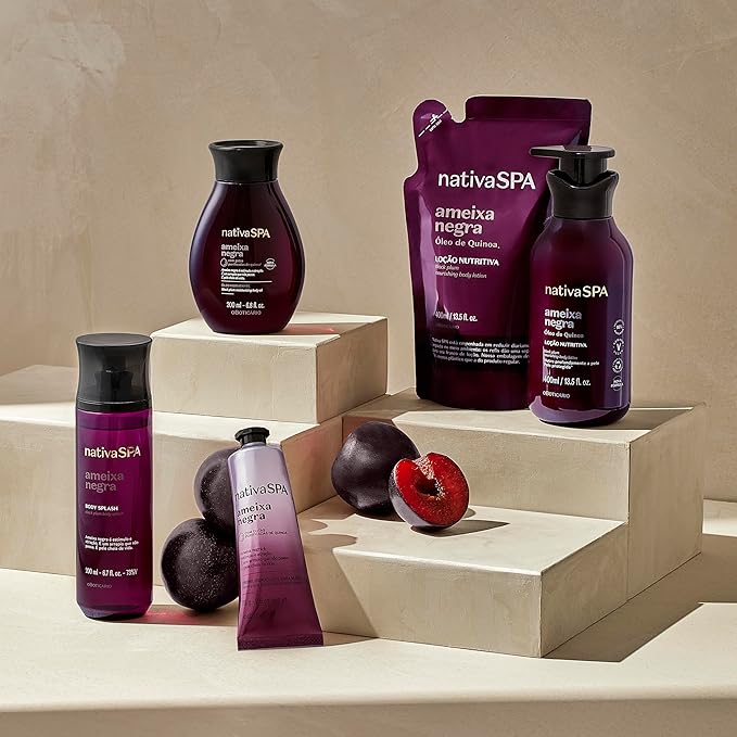 Nativa SPA by O Boticário, Black Plum Moisturizing Body Lotion, Long-Lasting Hydration and Lightweight, Fragranced Moisturizer, 13.5 Ounce-Velvo Beauty