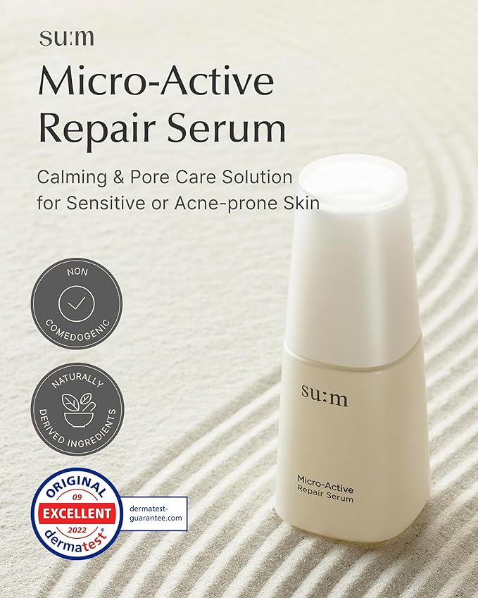 SU:M Micro-Active Repair Serum (1.69 fl oz) - Korean Skincare for Deep Hydration, Boost Vitality, and Skin Barrier Strengthening. with Tru-Active™ and Biopeptide 190™.-Velvo Beauty
