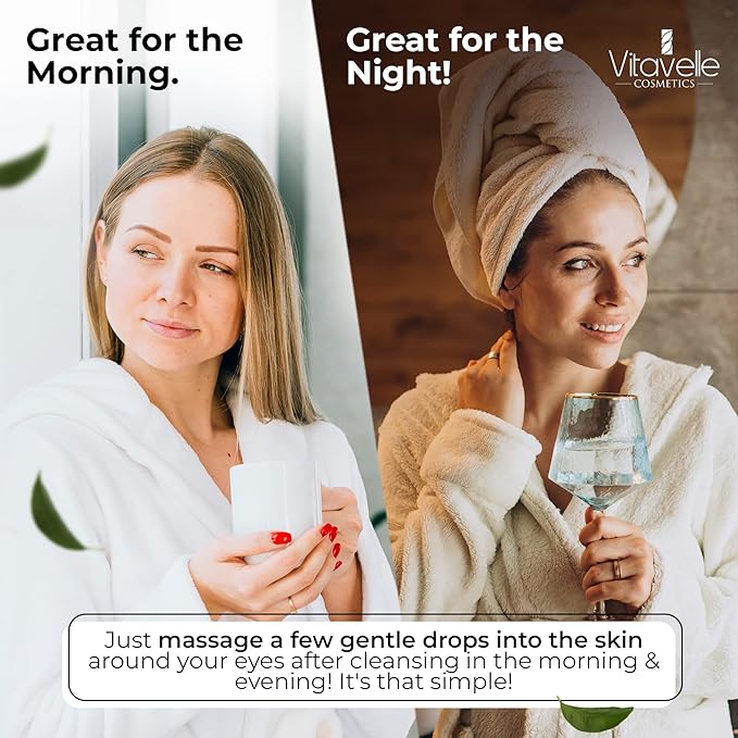 Eye Cream for Wrinkles - Eye Cream for Dark Circles and Puffiness and Wrinkle, Best Under Eye Cream for Wrinkles and Under Eye Wrinkle Repair, Anti Aging Skin Tightening Cream-Velvo Beauty