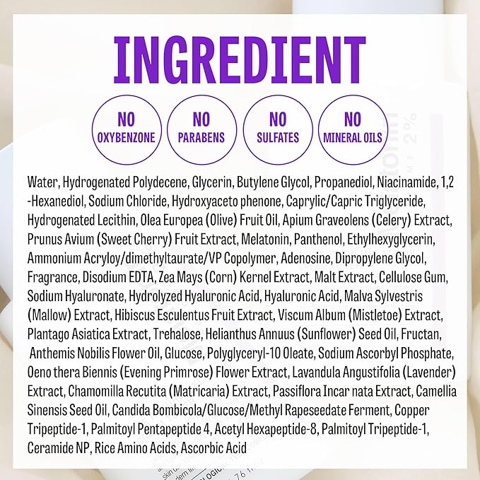 Time Return Melatonin Cream Toner | Highly Moisturizing Facial Toner for Sensitive Skin | Clarifying & Calming Toner for Face | Hydrating Toner for Face | Toner Cream Skin Toner (6.76 fl oz)-Velvo Beauty