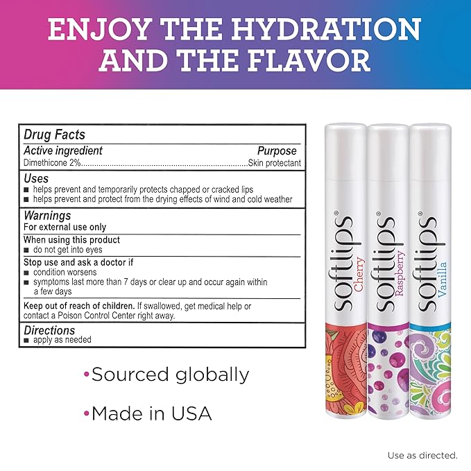 Softlips Slim Sticks Classic Flavor Pack (1)-Velvo Beauty