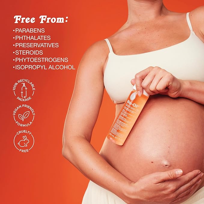 Bio-Oil Skincare Body Oil Serum, Face and Body Moisturizer with Vitamin E & A, for Scars, Stretch Marks, Sensitive Skin, All Skin Types, Dermatologist Recommended, Non-Comedogenic, 2 Oz-Velvo Beauty