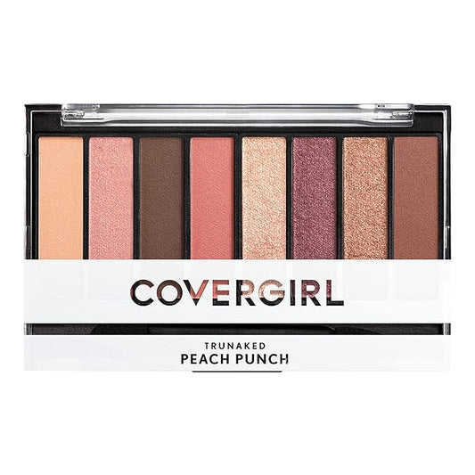 COVERGIRL Trunaked Scented Eye Shadow Palette, Peach Punch 840, 0.22 Ounce, Pack of 1-Velvo Beauty