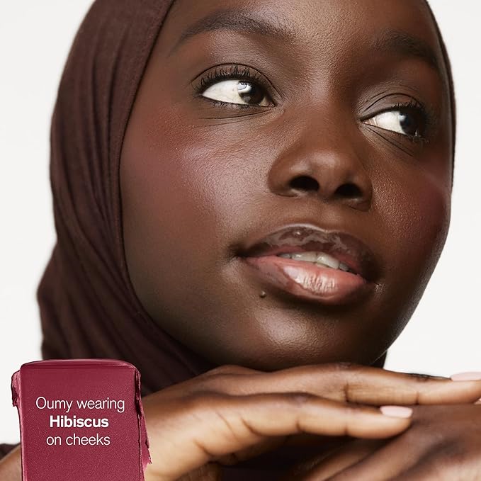 AMI COLÉ Desert Date Cream Multistick Lip and Cheek Tint (Hibiscus), moisturizing lip tint, lip and cheek stain, natural lip color-Velvo Beauty