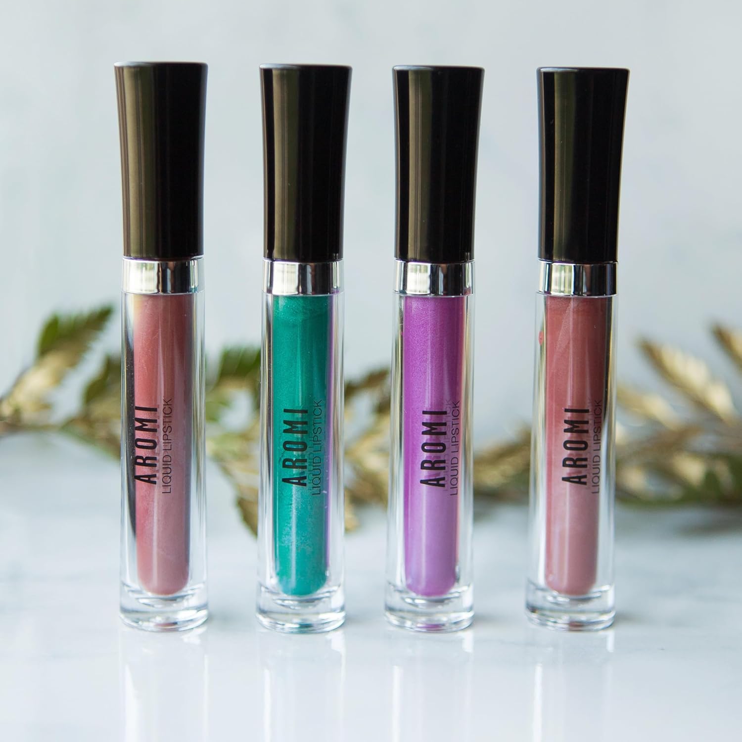 Aromi Metallic Liquid Lipstick | Chocolate Brown, Mahogany Bronze, Shimmery Finish, Vegan, Cruelty-free, Long-Lasting, Waterproof, Handmade (Teddy Bear)-Velvo Beauty