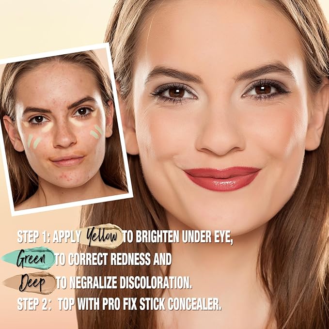 LANGMANNI Multi-Use Face Contour Stick,Highlighter & Concealer Stick, Combo Use For Correcting Color Balancing (#03+#04+#05+#06, 4 Count (Pack of 1))-Velvo Beauty