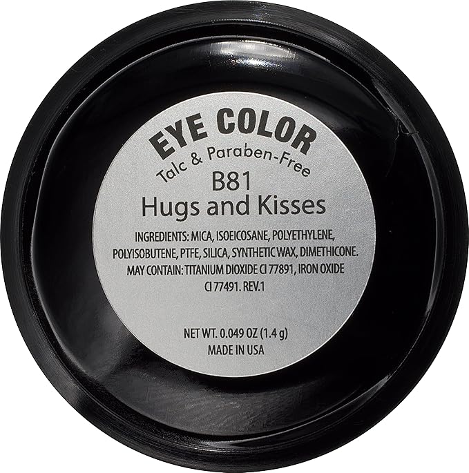Hugs and Kisses Shimmering Muted Baby Cool Toned Pink Satin Pressed Powder Single Vegan Eyeshadow; Talc, Paraben & Cruelty Free-Velvo Beauty