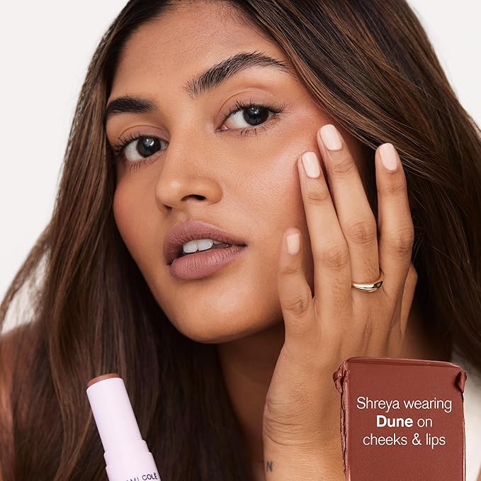 AMI COLÉ Desert Date Cream Multistick Lip and Cheek Tint (Dune), moisturizing lip tint, lip and cheek stain, natural lip color-Velvo Beauty