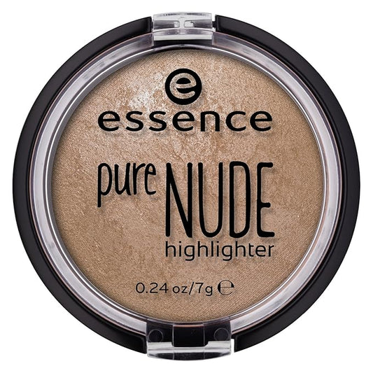 essence | Pure NUDE Highlighter, 10 Be My Highlight | Natural and Subtle Glow | Vegan & Cruelty Free | - Beige-Velvo Beauty