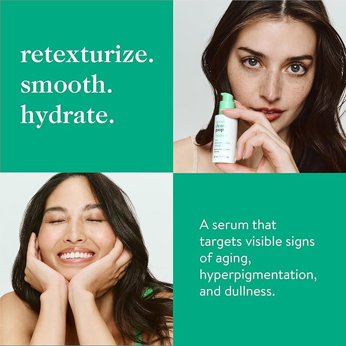 good.clean.goop beauty The Healthy Aging Serum | Facial Serum with Tranexamic Acid, Shikimic Acid & Goji Berry Oil | Serum to Help Smooth Wrinkles and Fine Lines | Anti-Aging Serum | Vegan | 1 Fl oz-Velvo Beauty