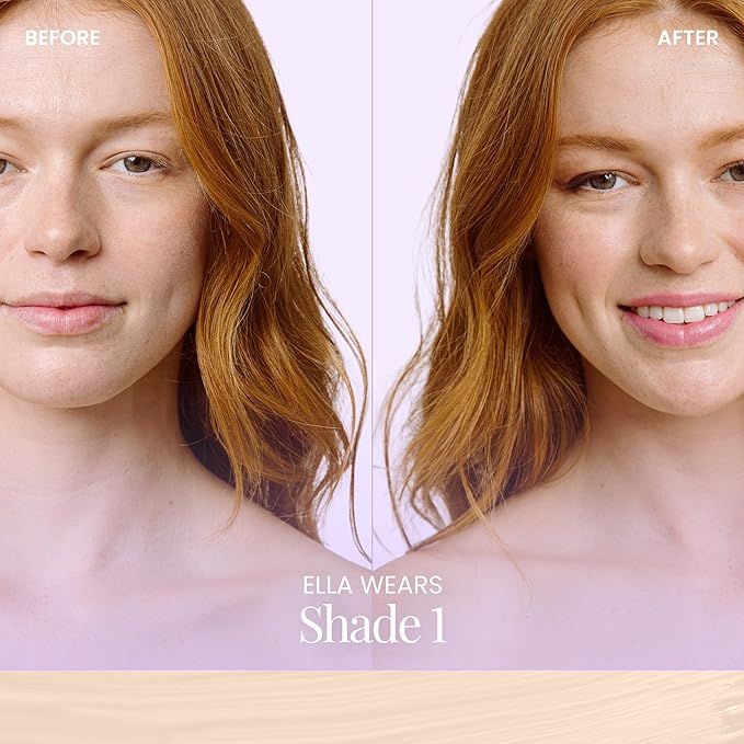 Naked Sundays BeautyScreen™ SPF 50 Mineral Peptide Foundation Tint – 2-in-1 Skin Tint & Mineral Sunscreen | Radiant, Buildable Coverage, Acne-Safe, Infused with Peptides (1 Fair Neutral, 1.01 oz)-Velvo Beauty