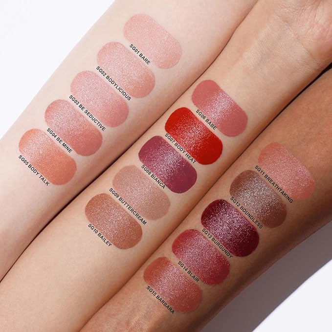 Oulac Nude Lipsticks for Women, Pink Matte Lip Stick, Full Coverage Lip Color, Satin Matte Finish, Cream Texture, Hydrating, Infused with Hyaluronic Acid, Vegan & Clean Beauty 4g SG03 Be Seductive-Velvo Beauty