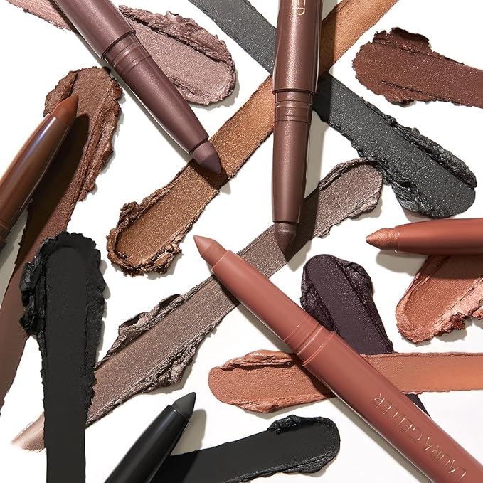 LAURA GELLER NEW YORK Kajal Longwear Kohl Eyeliner Pencil - Smoky Plum Kohl - Caffeine and Vitamin E - Smooth & Blendable Liner - Built-In Sharpener-Velvo Beauty