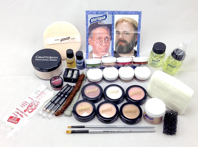 Graftobian Student Theatrical Makeup Kit Deluxe - Light/Fair-Velvo Beauty