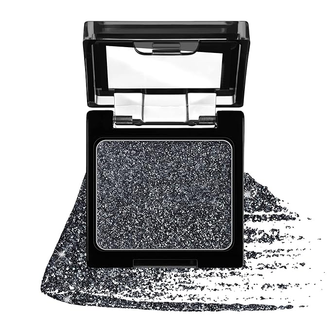 wet n wild Color Icon Eyeshadow Glitter - Ultra-Pigmented, Vitamin E Infused for a Silky-Smooth Moisturizing Application, Cruelty-Free & Vegan - Karma-Velvo Beauty